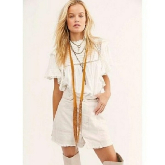 Free People Dresses & Skirts - Free People utility high waist mini skirt